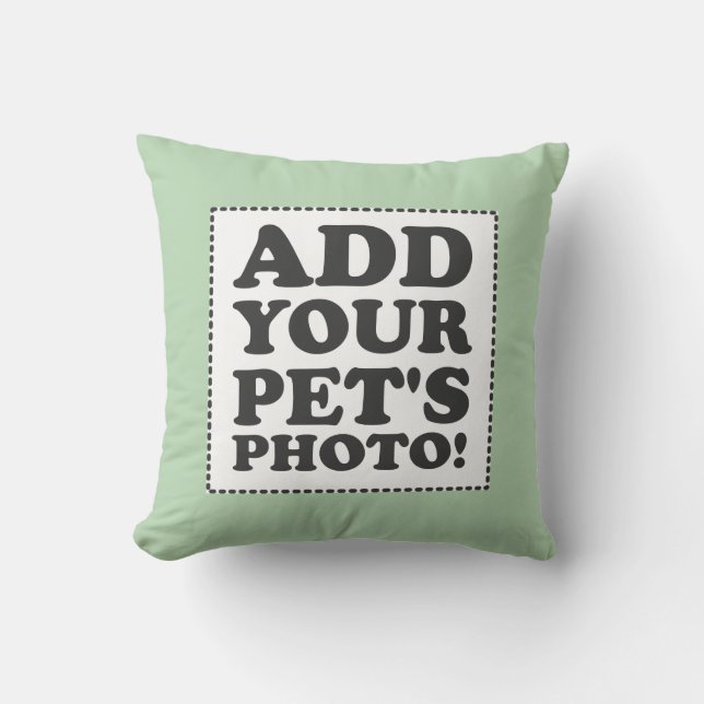 Coussin "Ajoutez votre propre photo " (Recto)