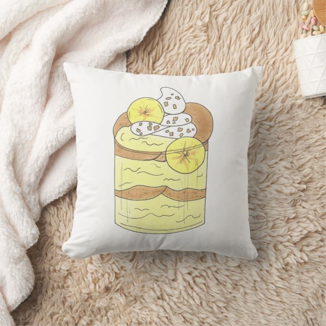 Coussin Alabama Southern Banana Pudding Dessert Foodie AL (Couverture)
