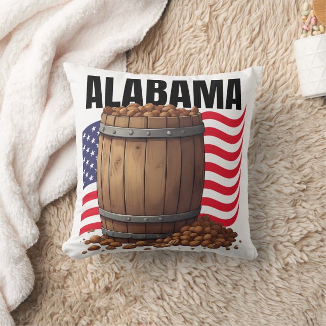 Coussin Alabama Throw Pillow (Couverture)