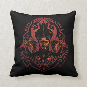 Coussin Aladin  Ornate Jafar & Cobras Graphic