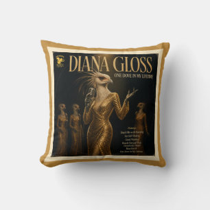 Coussin Album Diana Gloss : une parodie