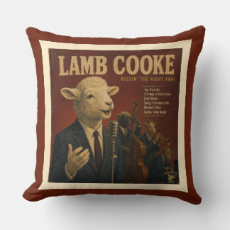 Coussin Album Lamb Cooke : une parodie
