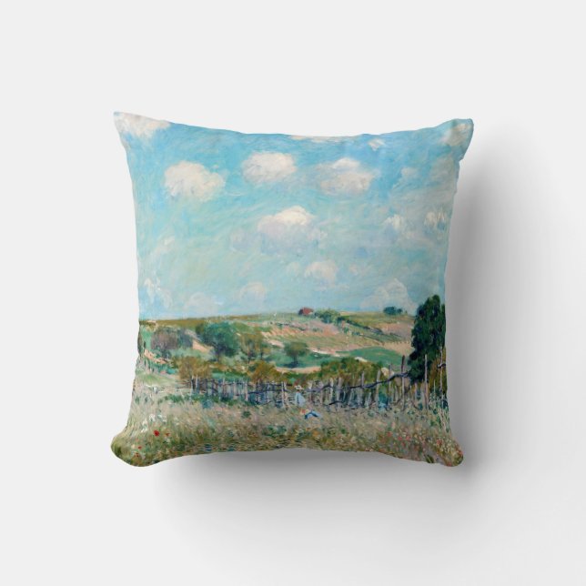 Coussin Alfred Sisley - Le pré (Recto)