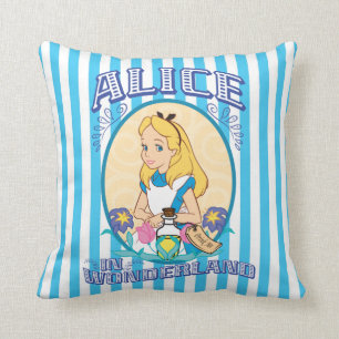 Coussin Alice au pays des merveilles - Cadre