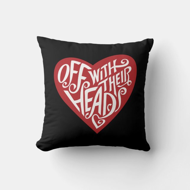 Coussin Alice au pays des merveilles| Coups de tête (Recto)