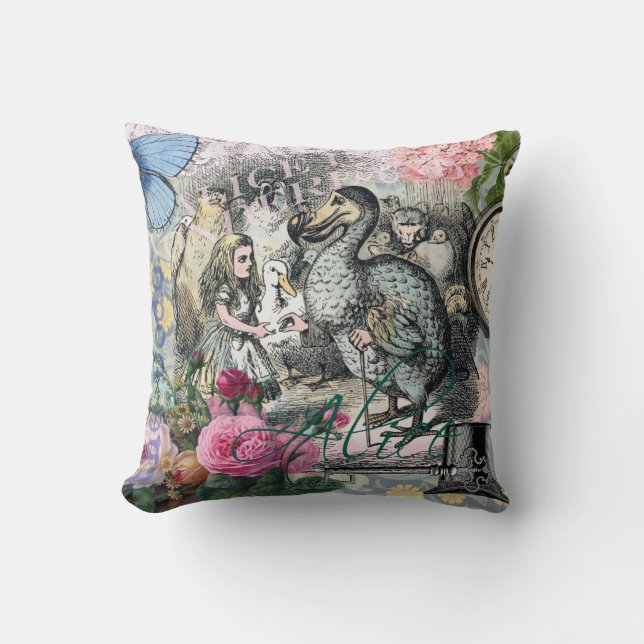 Coussin Alice au pays des merveilles Dodo Classic (Recto)