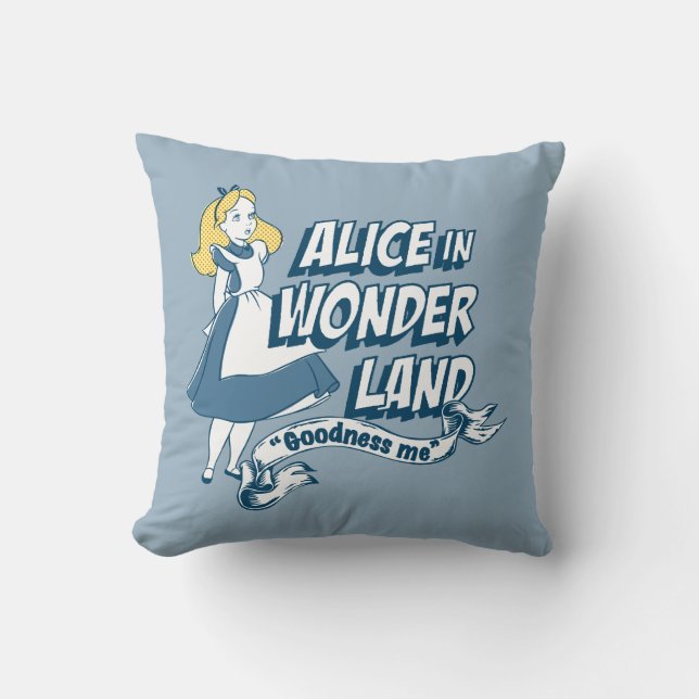 Coussin Alice au pays des merveilles - Mon Dieu (Recto)