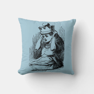 Coussin Alice au pays des merveilles vintage, Alice avec l