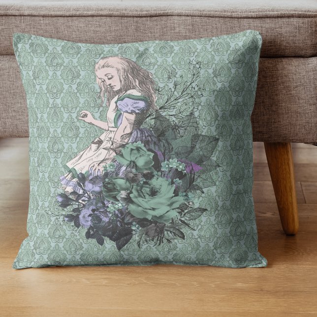 Coussin Alice Wonderland Aqua Tint (Créateur téléchargé)