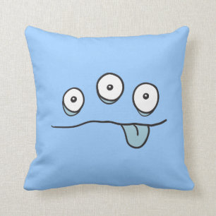 Coussin Alien bleu Monster Cushion