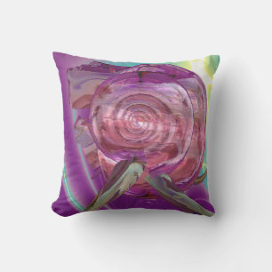 Coussin ALIEN NEREIDE /NYMPH D'EAU, ROSE SEASHELL Sci-Fi