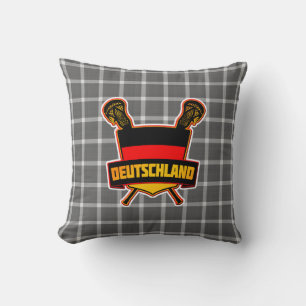 Coussin allemand de jet de lacrosse