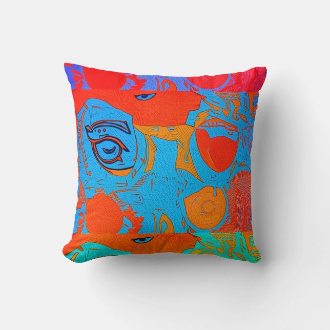 Coussin Aller Avec Le Flux (Recto)