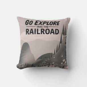 Coussin Aller Explorer prendre le Chemin de Fer