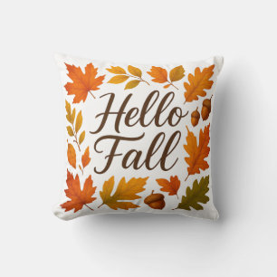 Coussin Allo Feuilles et glaces automnales