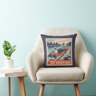 Coussin Allons en bateau