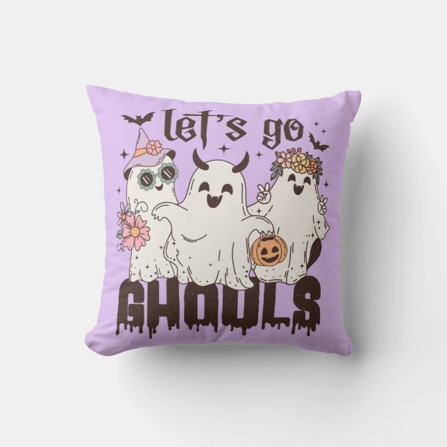 Coussin Allons Gouls Halloween (Recto)