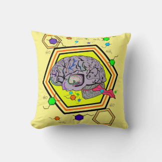 Coussin Almofada Cérebro Psicodélico