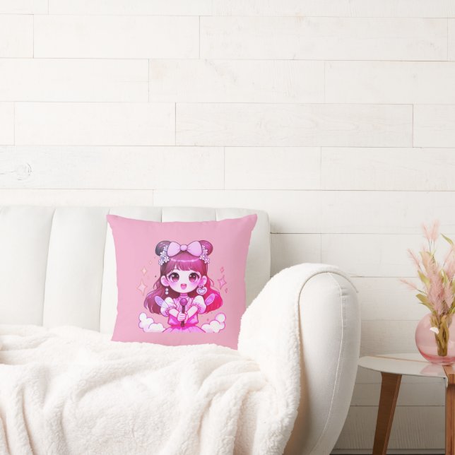 Coussin almofada garota kpop cantora desenho (Canapé)