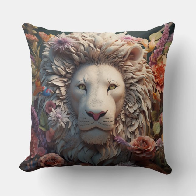 Coussin Almofadas leão 3d (Recto)