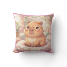 almohada cute de Capybara