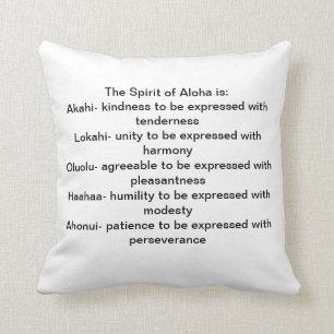 Coussin Aloha Hawaï
