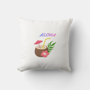 Coussin Aloha – Vibrations Insulaires & Énergie Positive