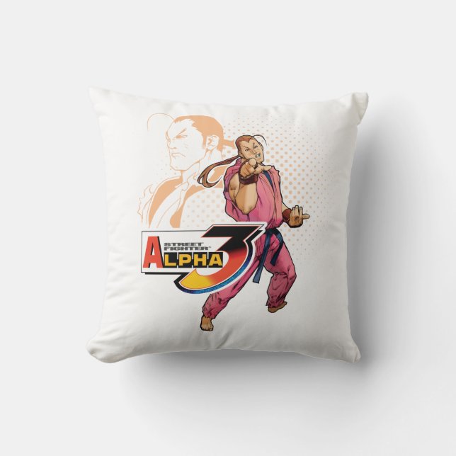 Coussin Alpha 3 Dan 2 de Street Fighter (Recto)
