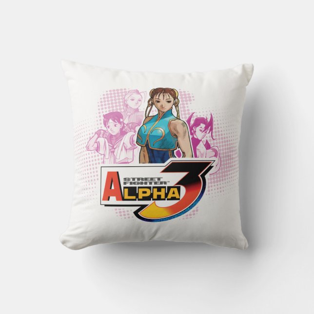 Coussin Alpha 3 Femme Fatale 2 de Street Fighter (Recto)