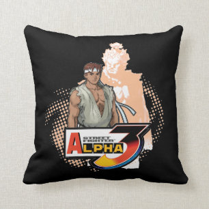 Coussin Alpha 3 Ryu et Akuma 2 de Street Fighter