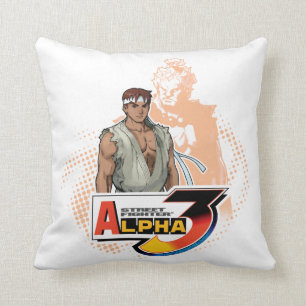 Coussin Alpha 3 Ryu et Akuma de Street Fighter