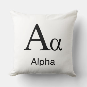 Coussin Alpha alphabet grec