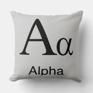 Coussin Alpha alphabet grec