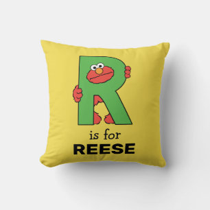Coussin Alphabet d'Elmo   R Green
