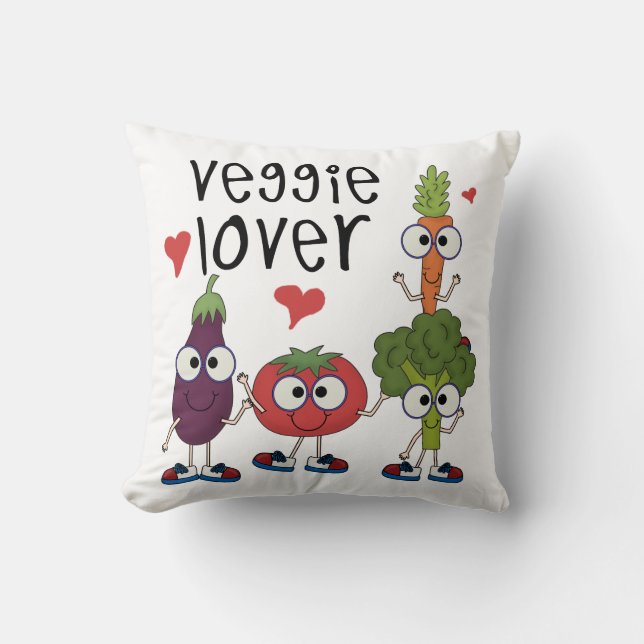 Coussin Amant végétarien (Recto)