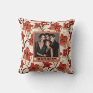 Coussin Amaryllis Belle-Mère Housewarming Botanique