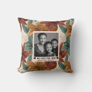 Coussin Amaryllis Joyeux Anniversaire Maman Pendaison de