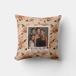 Coussin Amaryllis Meilleure Maman Maison Bohème
