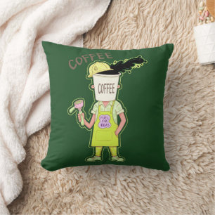 Coussin Amateur de café drôle – Carburant pour les idées