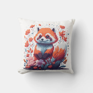 Coussin Amateurs de Panda Rouge