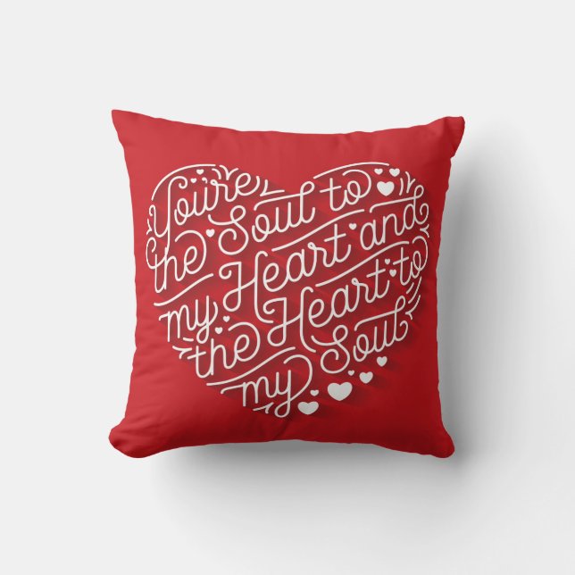 Coussin Âme/coussin de coeur (Recto)