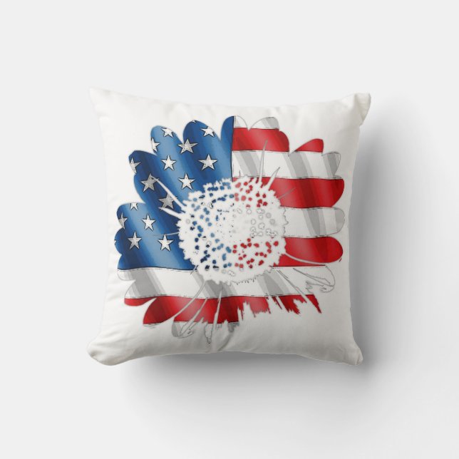 Coussin américain de fleurs (Recto)