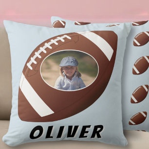 Coussin American Football Ball Boy Photo