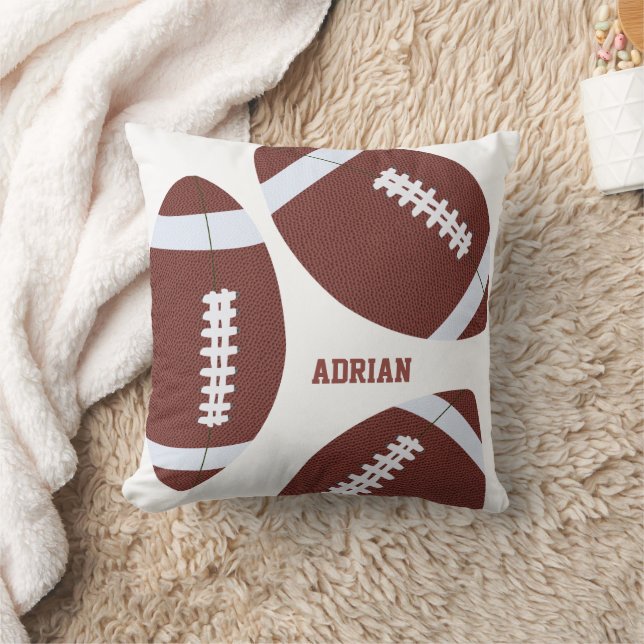 Coussin American Football Gridiron Ball Personnalisé (Couverture)