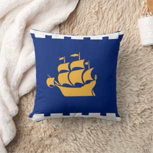 Coussin American MoJo Drapeau de la ville de Québe