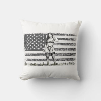 Coussin American woman