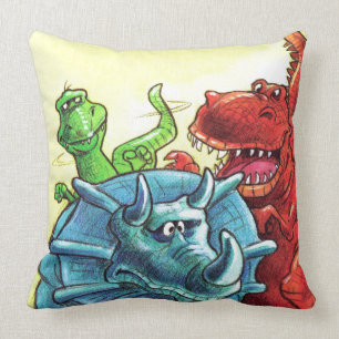 Coussin Amis Dinosaur