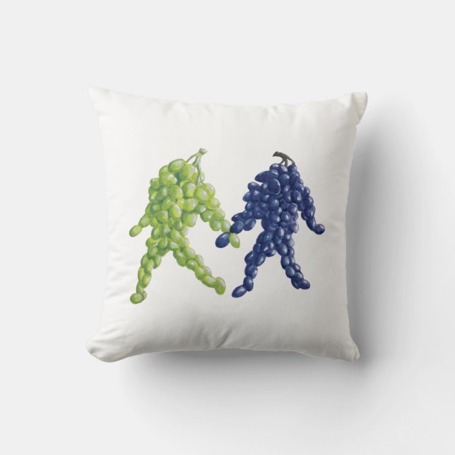 Coussin Amis du raisin (Recto)