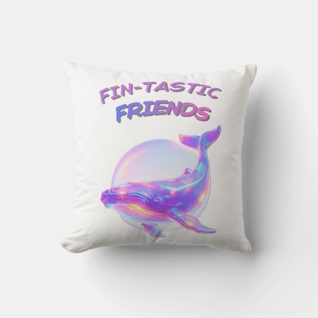 Coussin Amis Fin‑tastiques (Recto)