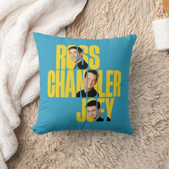 Coussin AMIS™ | Ross, Chandler et Joey (Couverture)